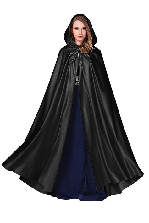 hooded cloak cape|full length hooded cloak.